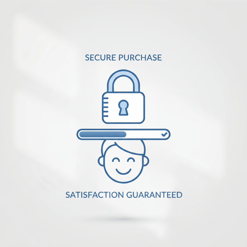 Secure purchase and satisfaction guaranteed seal